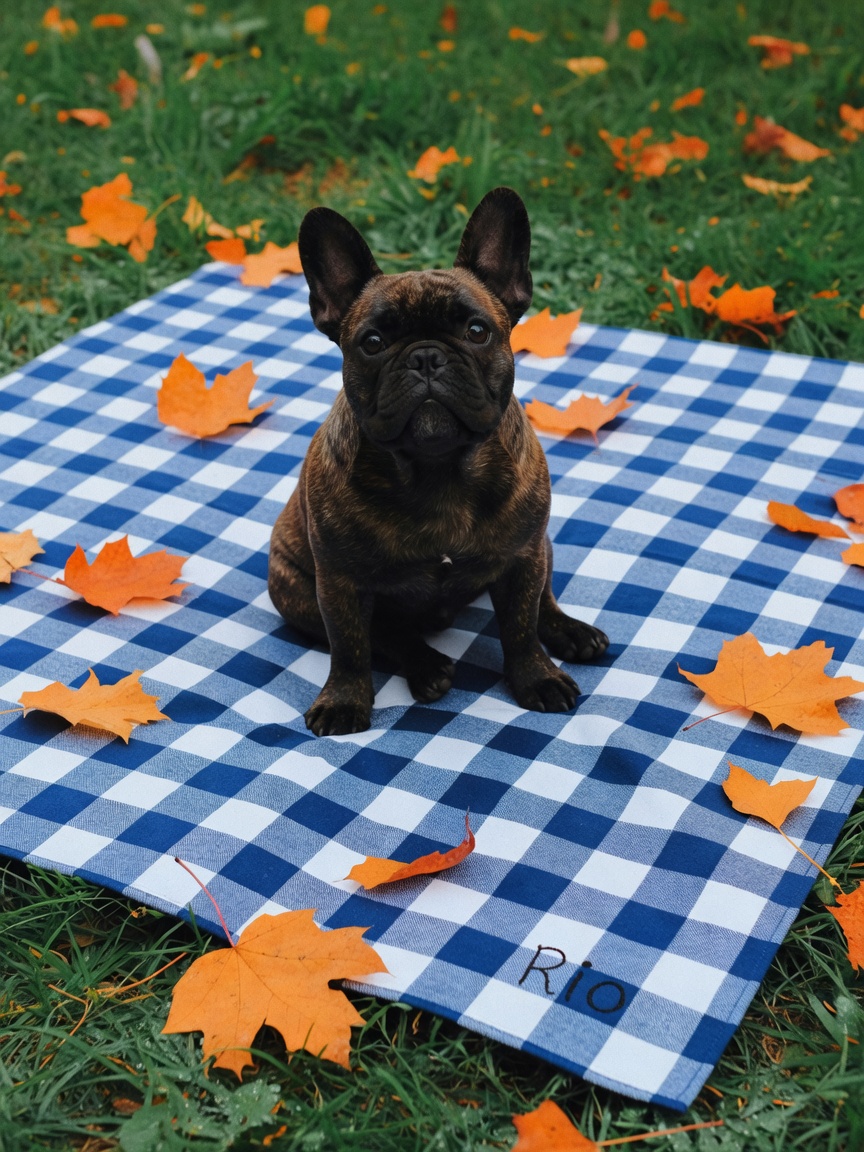 quick park picnic with Rio before the leaves all fall. man's best friend and som