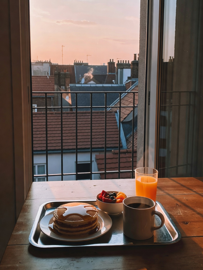 hotel stays like this just hit different. that balcony view in the morning with 
