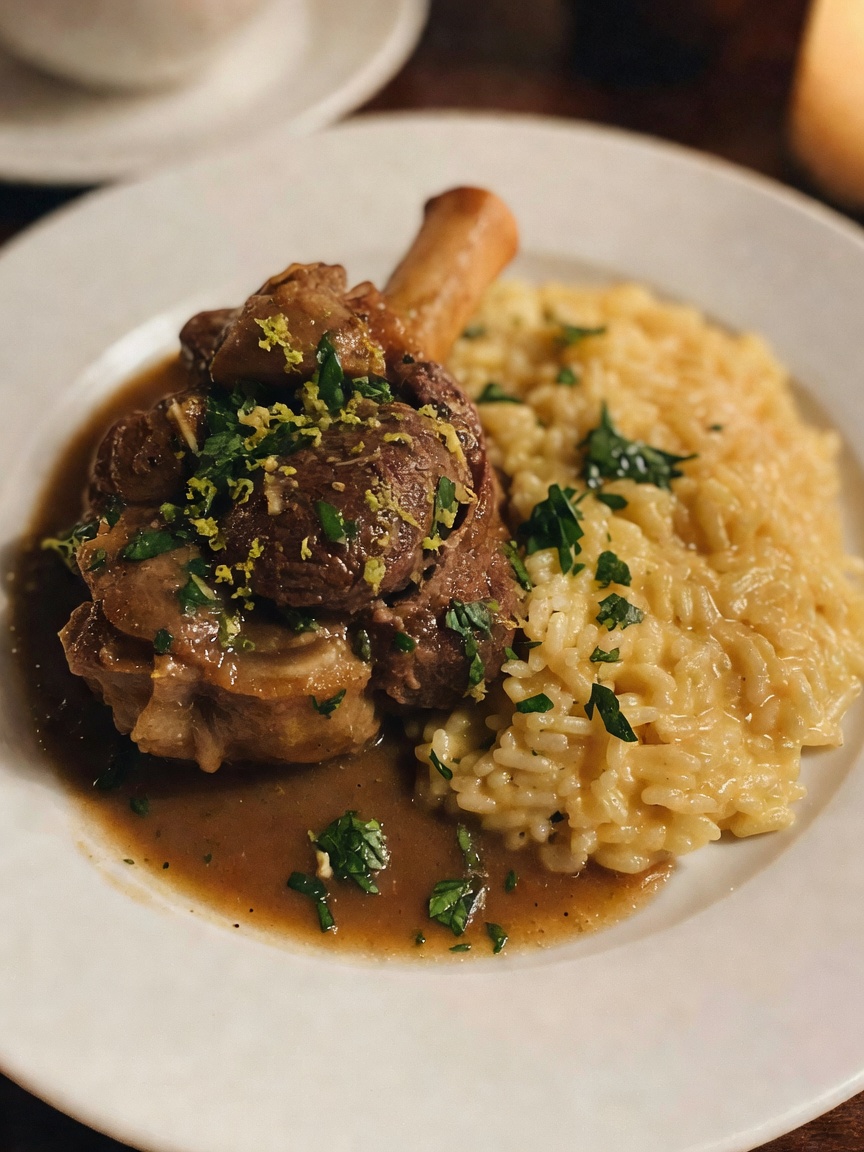 Nothing beats a perfectly plated osso buco after exploring the city all day. Tha