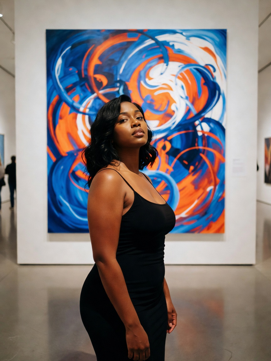 lost in the brushstrokes and the quiet today, this piece hit different. who else
