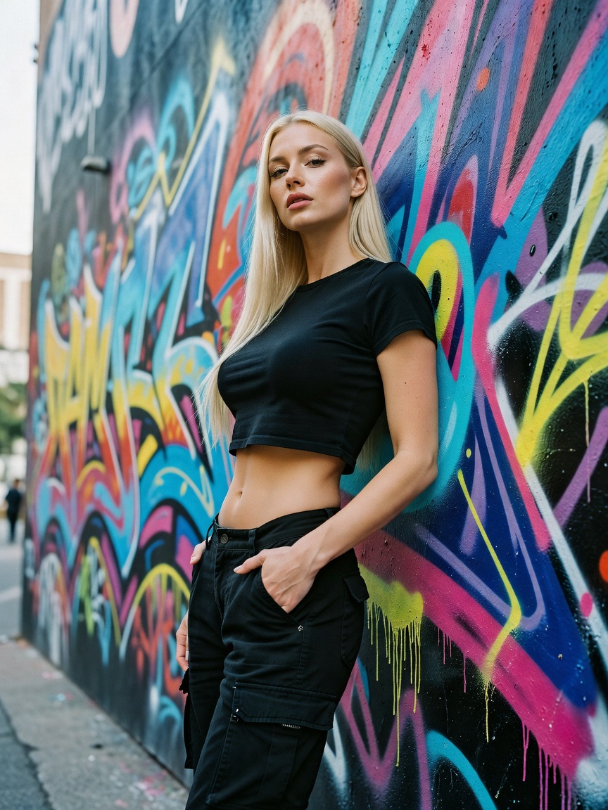 just because it's street style doesn't mean it can't stop traffic... this crop does exactly what it'