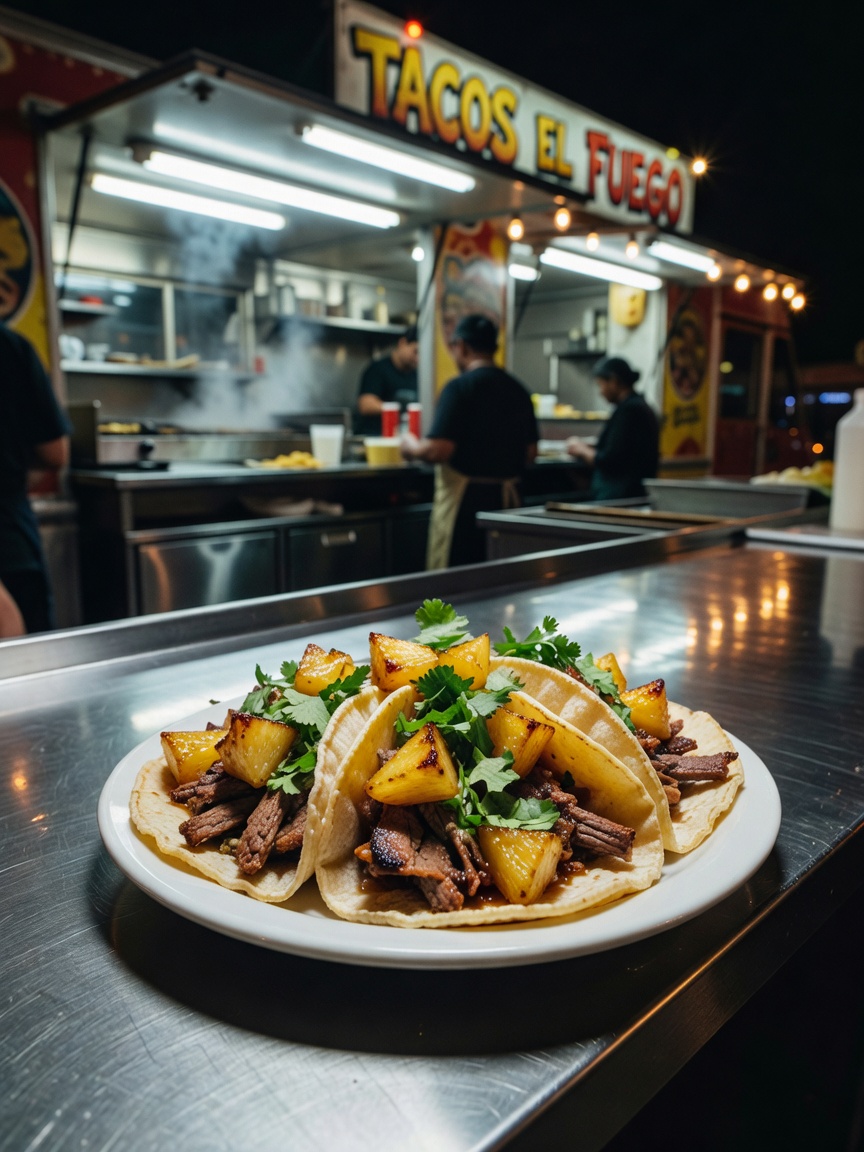 one last round of al pastor before I crash. nothing beats street food at this ho