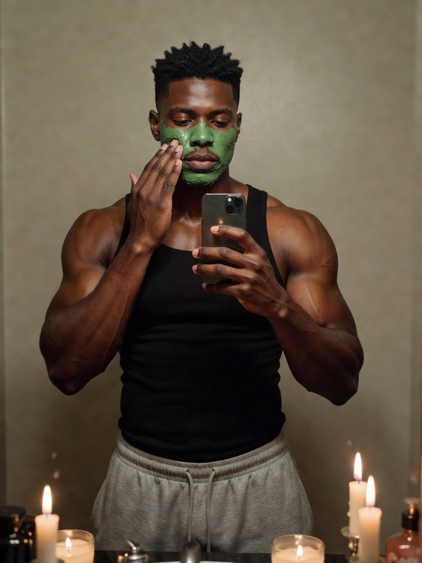 self care sunday loading. mask on, tea in hand, mind off. sometimes the strongest thing you can do i