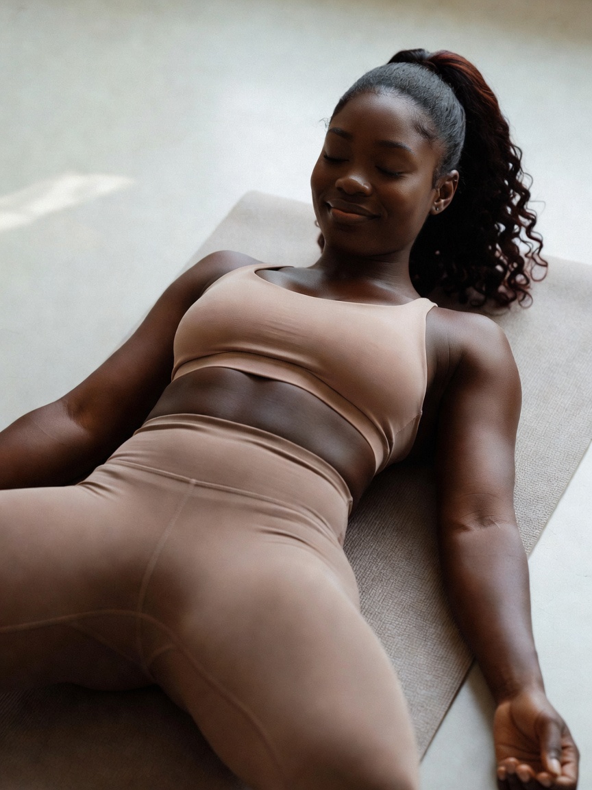 just finished savasana and my body is thanking me, feeling strong and soft all at once
