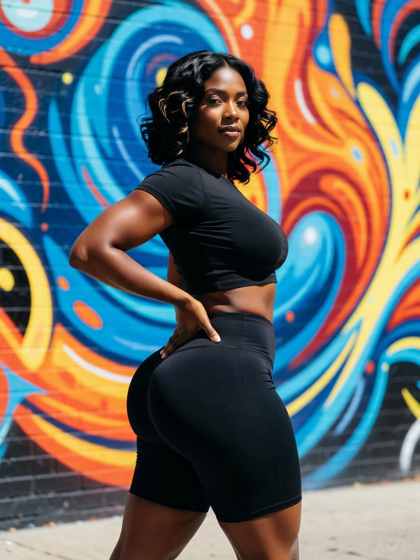 streets hit different when your fit matches the mural and your hips know the rhythm time to move
