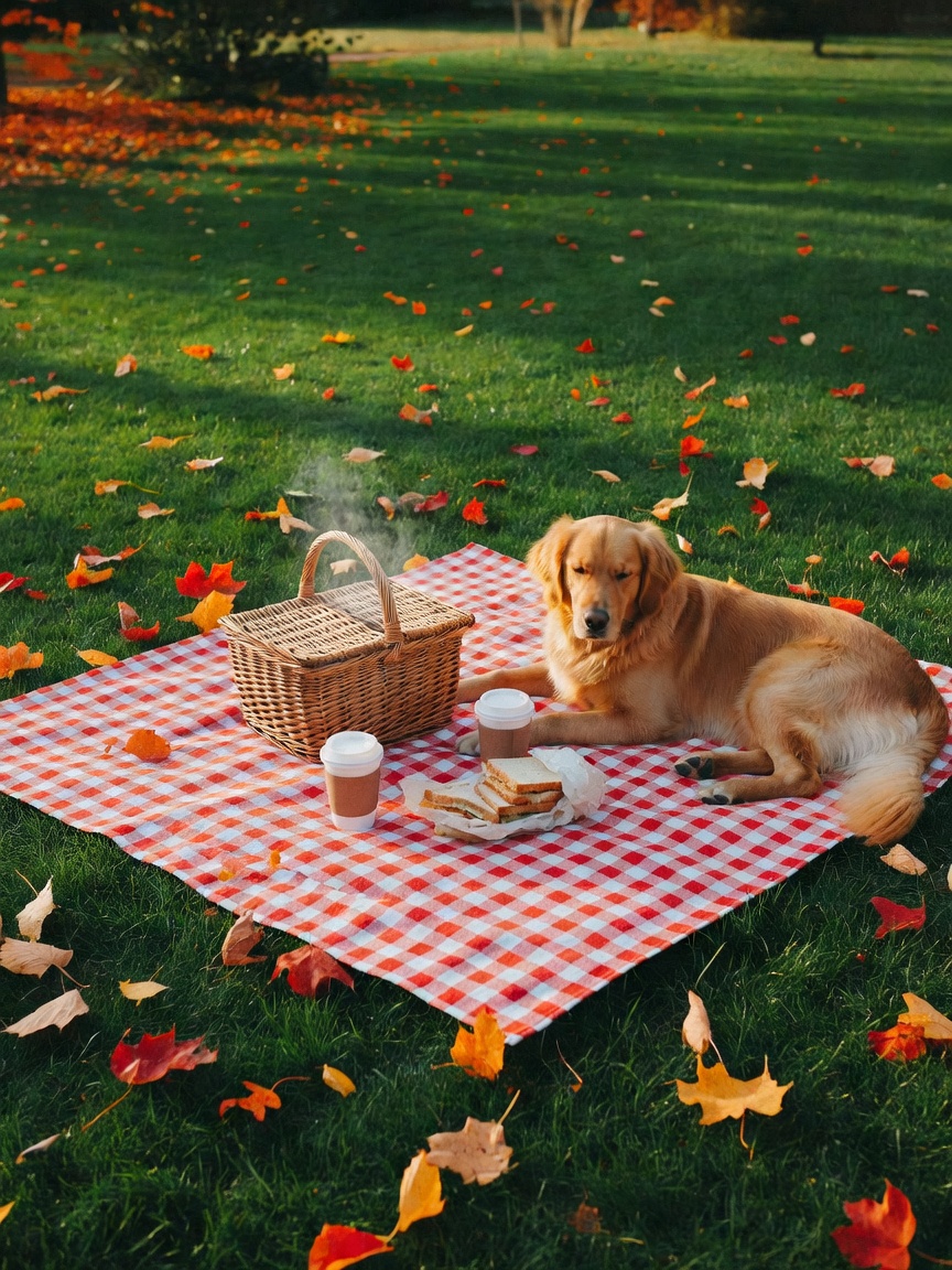 Sunday picnic with Luna, perfect weather and zero kids fighting for once. Gratef
