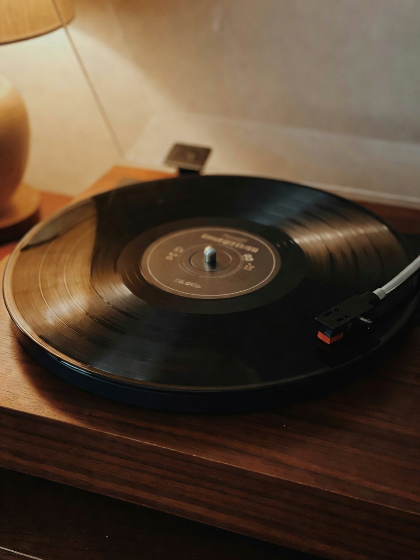 Putting on some classic vinyl after the kids crash. Nothing beats the crackle. O