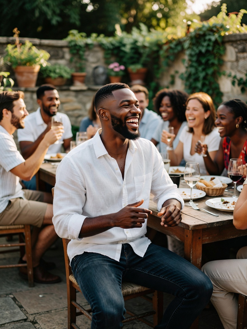 good food good people and even better conversation. nothing beats catching up wi