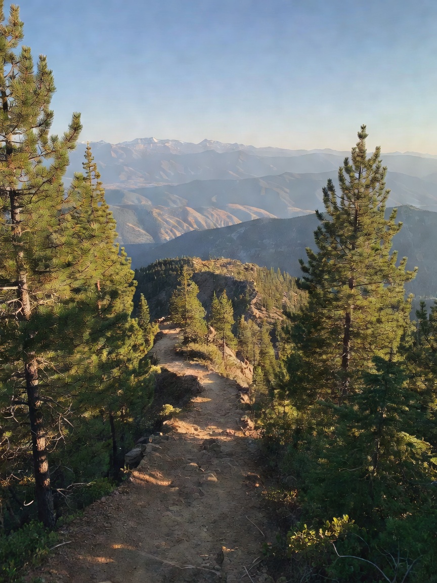 Finally made it to this viewpoint after the quiet hike up. The way the light hit