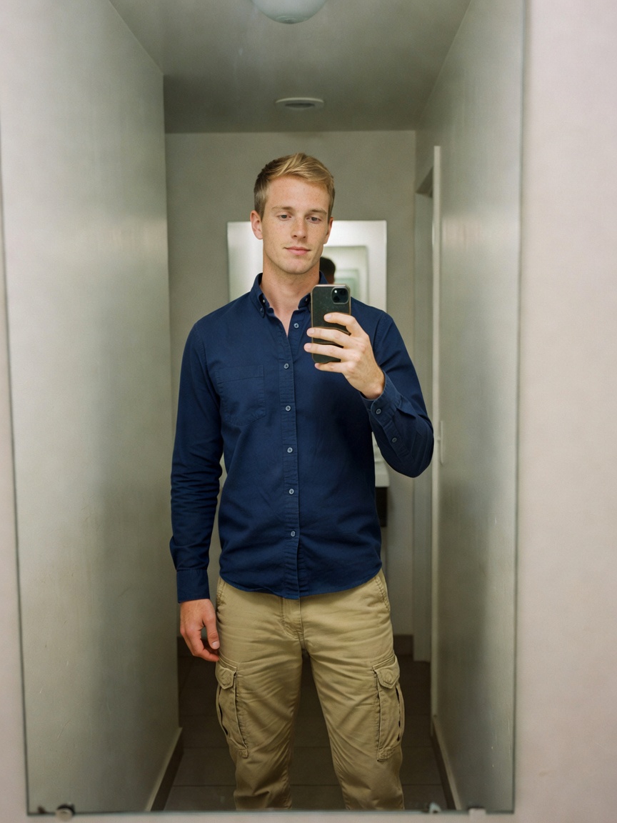 quick fit check before heading out for a hike. these cargos are holding up surpr