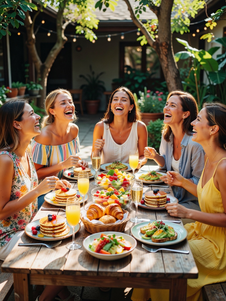 brunch with my favorite girls always turns into pure chaos and belly laughs!!! t