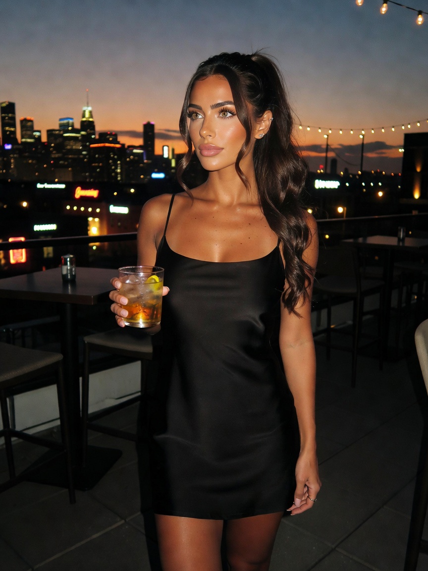 nothing like a little rooftop glow and a strong cocktail to remind you how good it feels to be this 