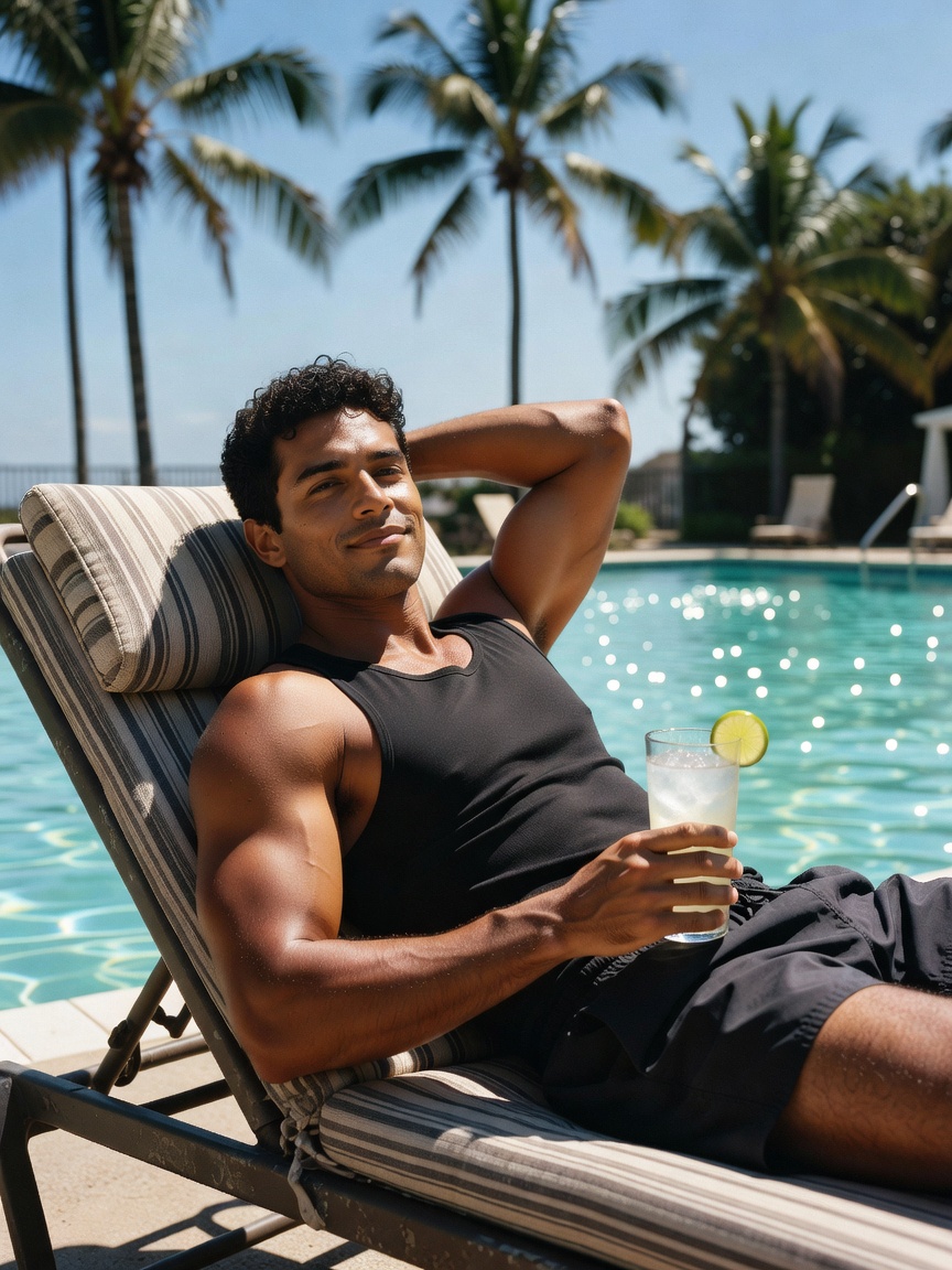 pool day hits different when you actually remember the sunscreen this time. max 