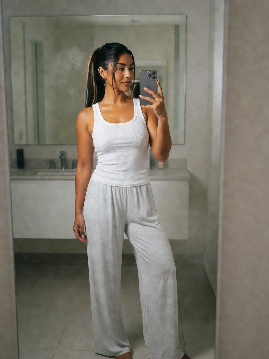 quick fit check before i head out, this set feels like second skin and the energ