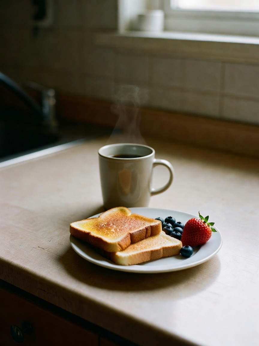 early mornings at home are underrated. coffee's brewing, bed's still a mess, and