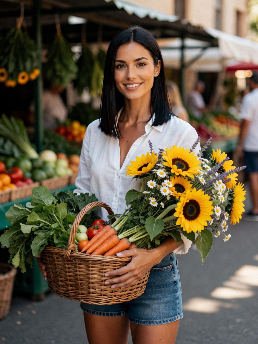 sunday reset loading... nothing beats fresh flowers and veggies straight from th