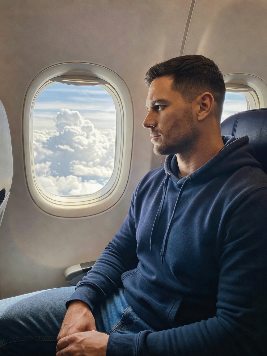 Window seat views never get old. Six hours down, another six to go. At least the