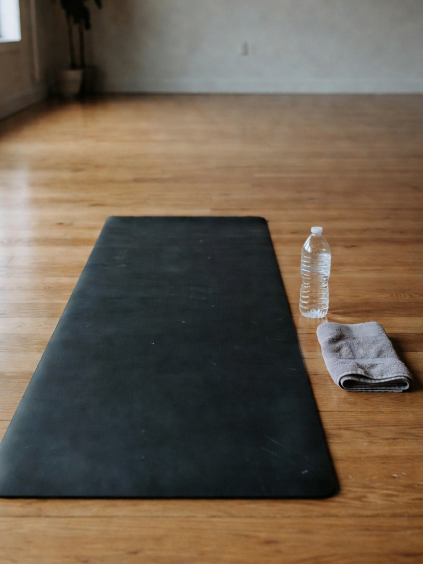 Morning flow done right. Nothing fancy, just me, the mat, and some breathing. Al
