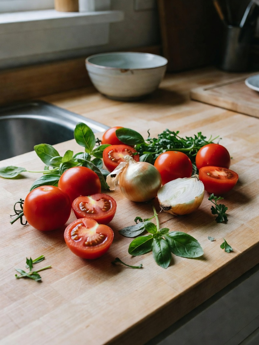 whipping up some fresh veggies for dinner tonight, recipe still a work in progre