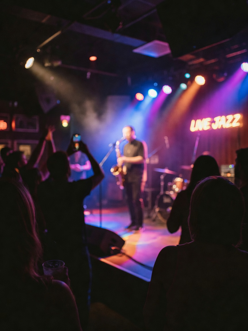another night lost in the music. the sax player was on fire and the crowd energy