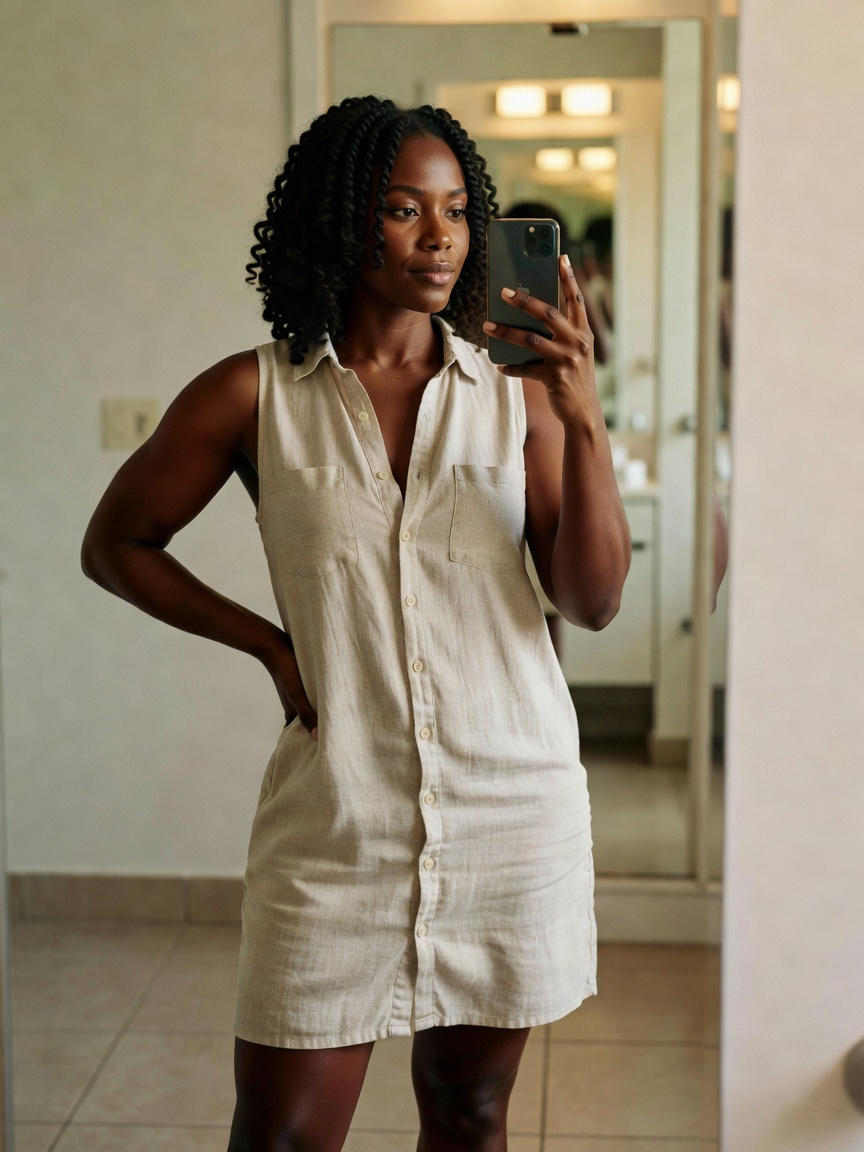 quick fit check before heading out to that mentoring session 😊 feeling good in 