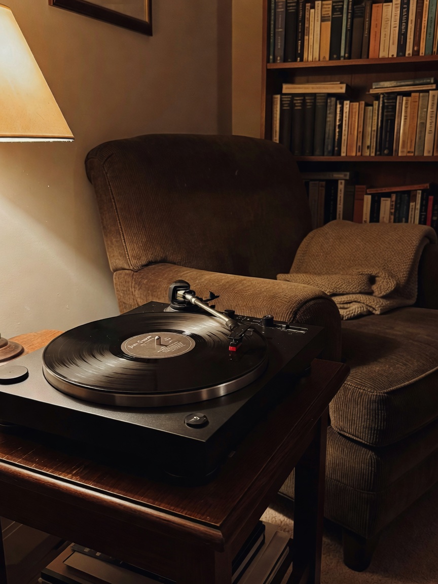 Cranking the volume on my new vinyl after leg day. Nothing like a little sensual R&B to help these m