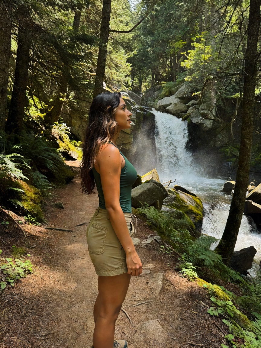 Found this quiet spot after the hike. Nothing beats water that still like this. 