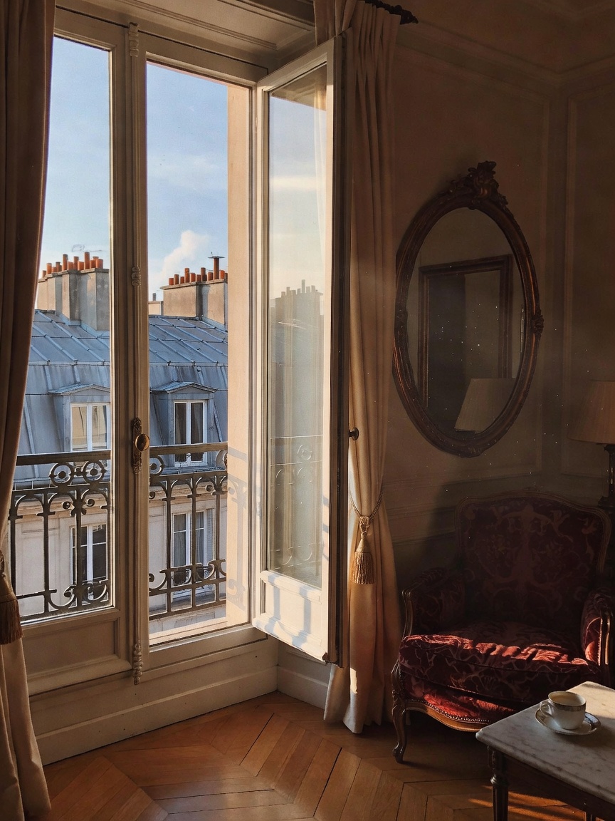 these quiet mornings away always feel like a reset. the light from the balcony, 
