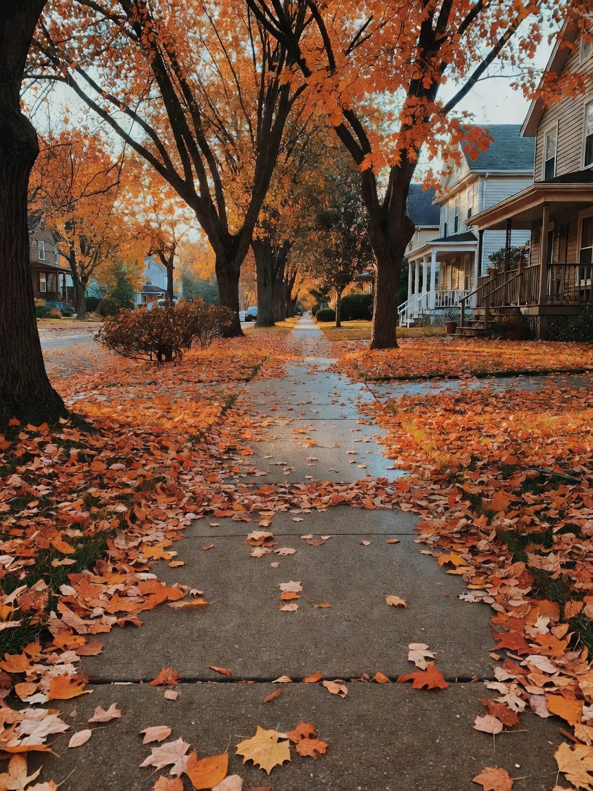 sunrise walk with my favorite four legged buddy always clears my head. the autum