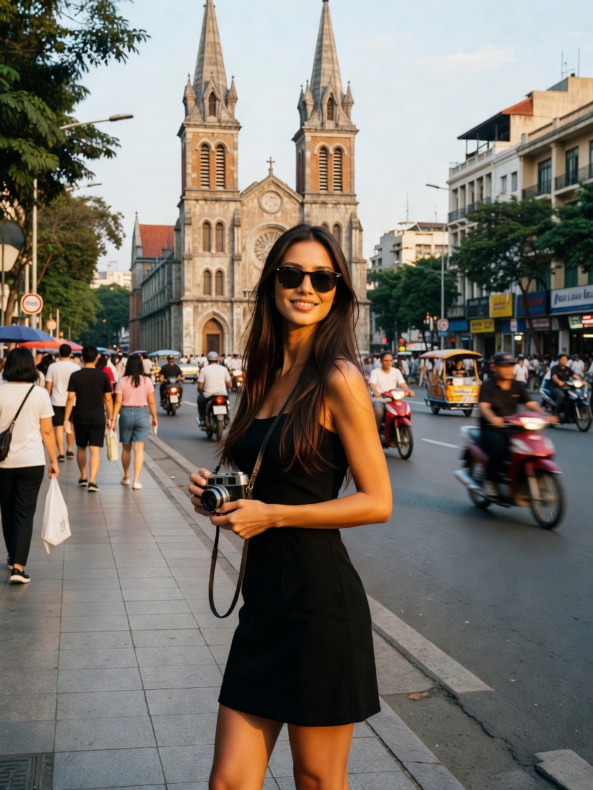 City wandering in my favorite little black dress. These streets never get old, e