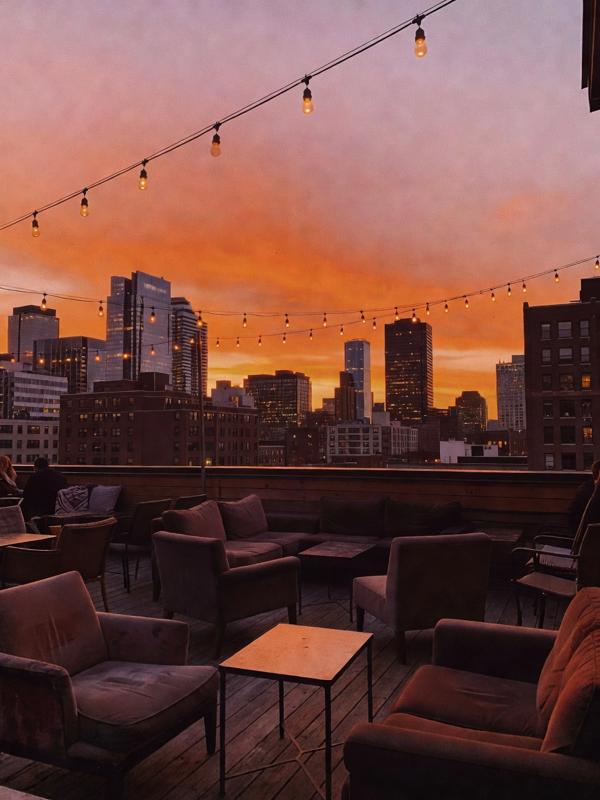 sunset drinks with the crew never get old, this view and these cocktails hit different after a long 