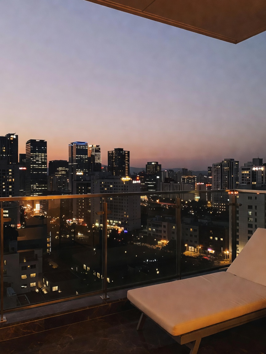 finally treating myself to a quiet night in the city. nothing beats this view, s