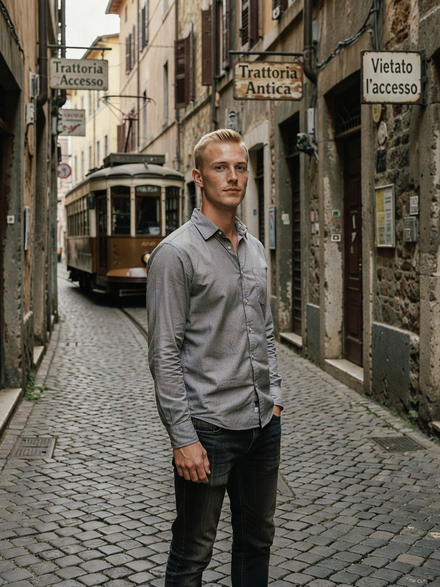 Wandering these narrow cobblestone streets again. The trams, the foreign signs, 