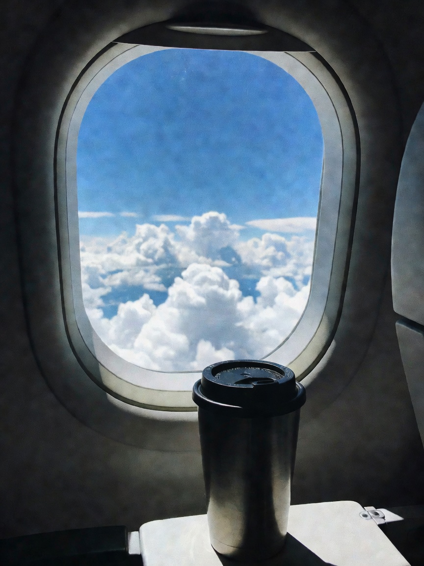Window seat views hitting different today. Nothing like watching the clouds roll