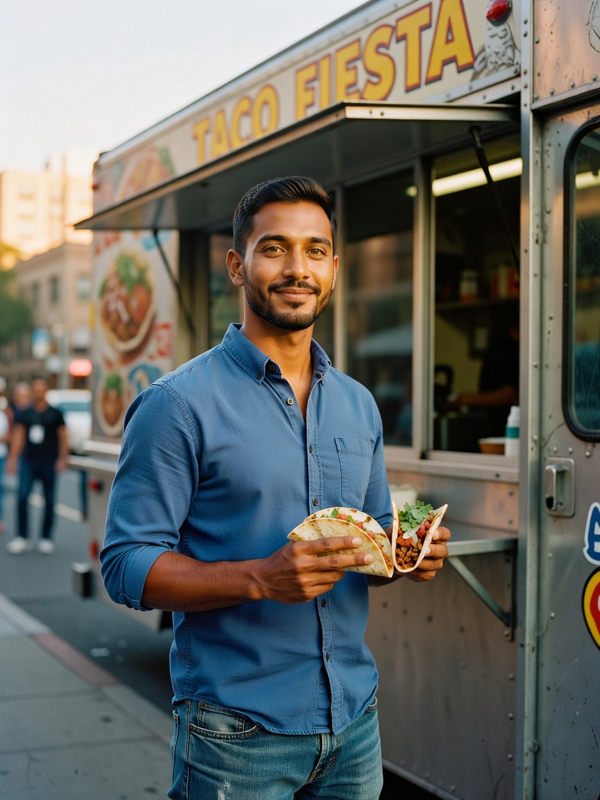 Nothing beats grabbing a few tacos from the truck after a long day. The hot dog 