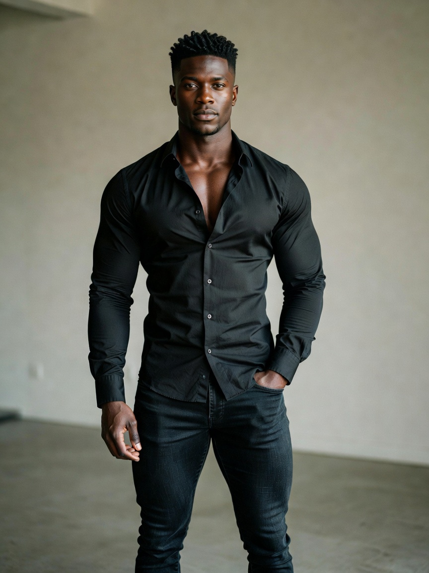Fresh OOTD ready to take on the day. Tailored fit, clean accessories, nothing le
