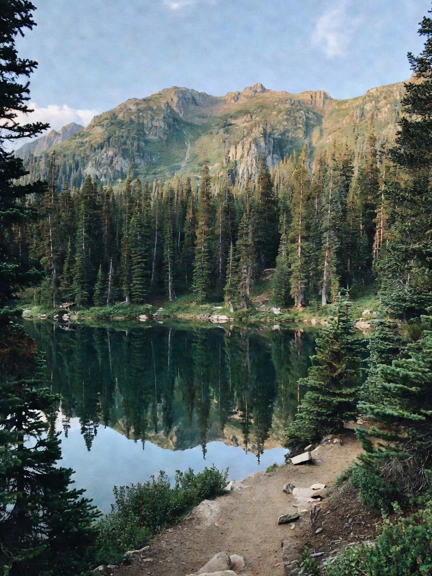 that moment when the trail opens up and you remember why you do this. lake so st