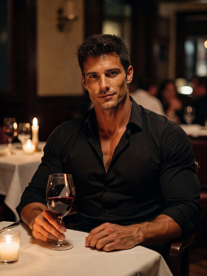 date night done right... good food, better company, and me looking this sharp. your move ladies