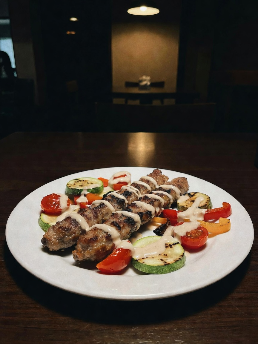 Took the family out for a quiet dinner. The lamb kofta was perfectly spiced and 
