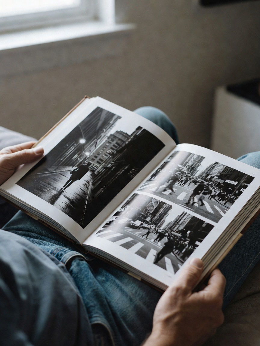 Found this photography book at the used bookstore and immediately brought it hom