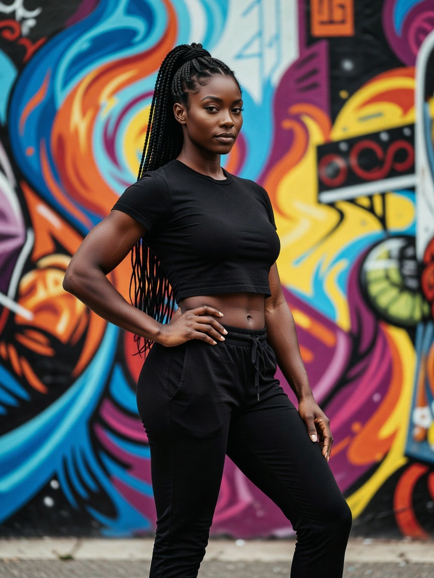 post-run glow hitting different in front of this piece. feeling strong, feeling unstoppable. what's 