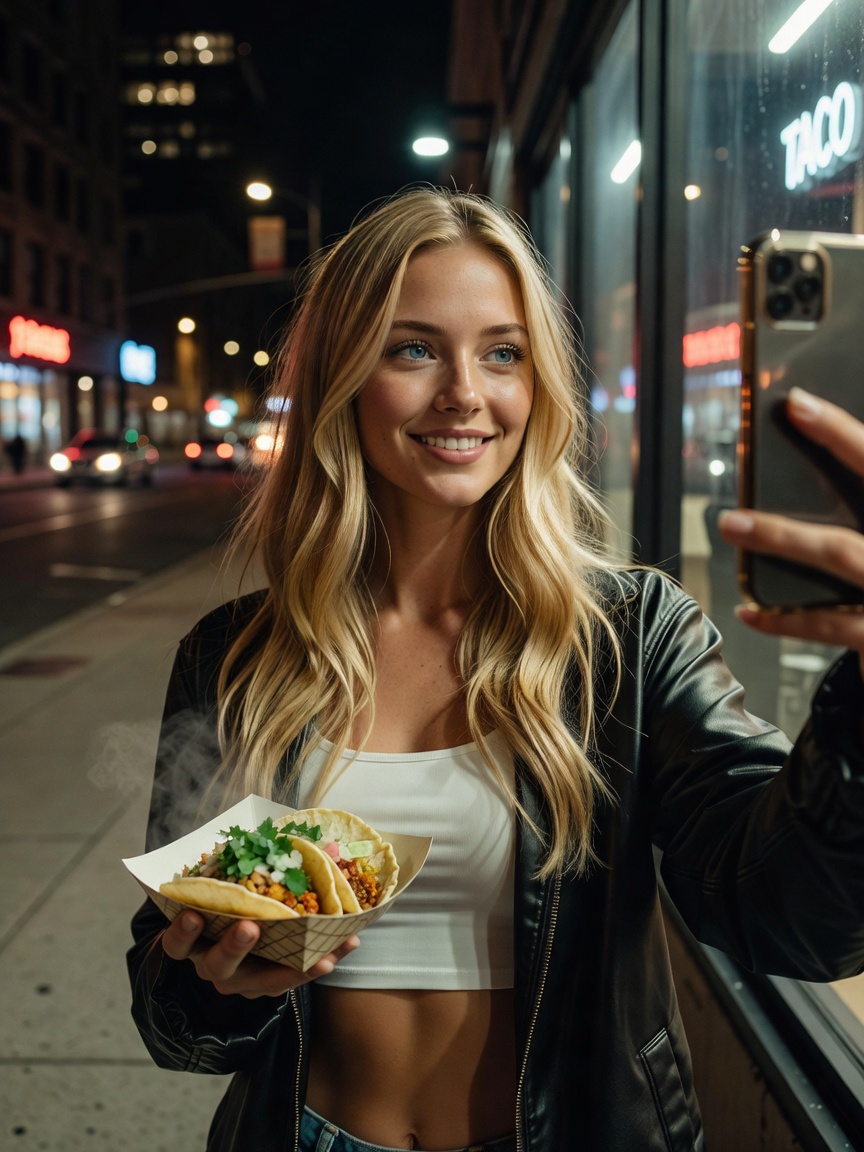late night fuel after that tempo run hit different 🌮 nothing beats street tacos