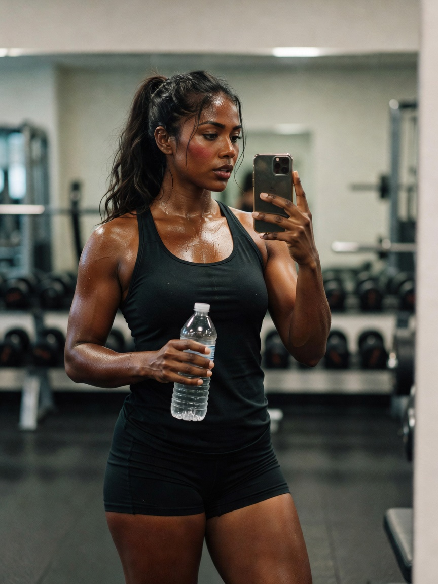 leg day done right. sweat dripping but the mind is clearer. remember to celebrat