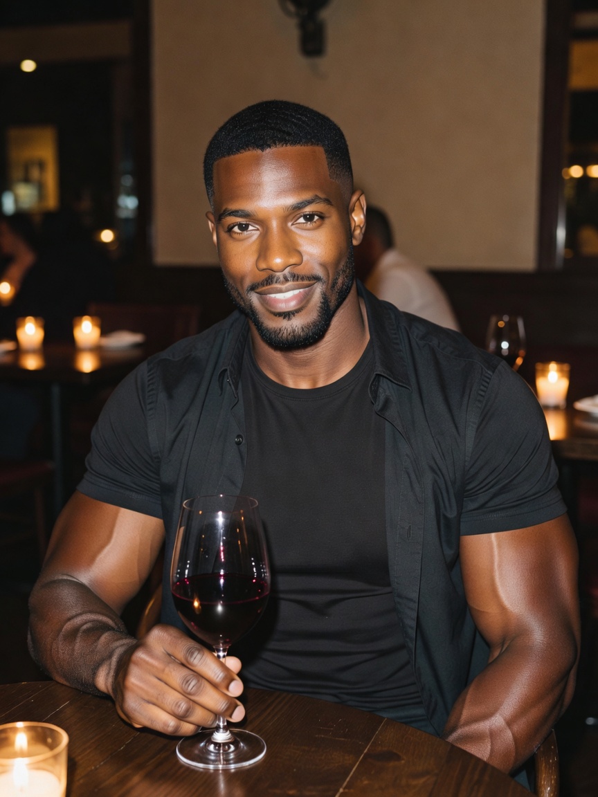 date night done right, good wine good food and even better company. got her smil