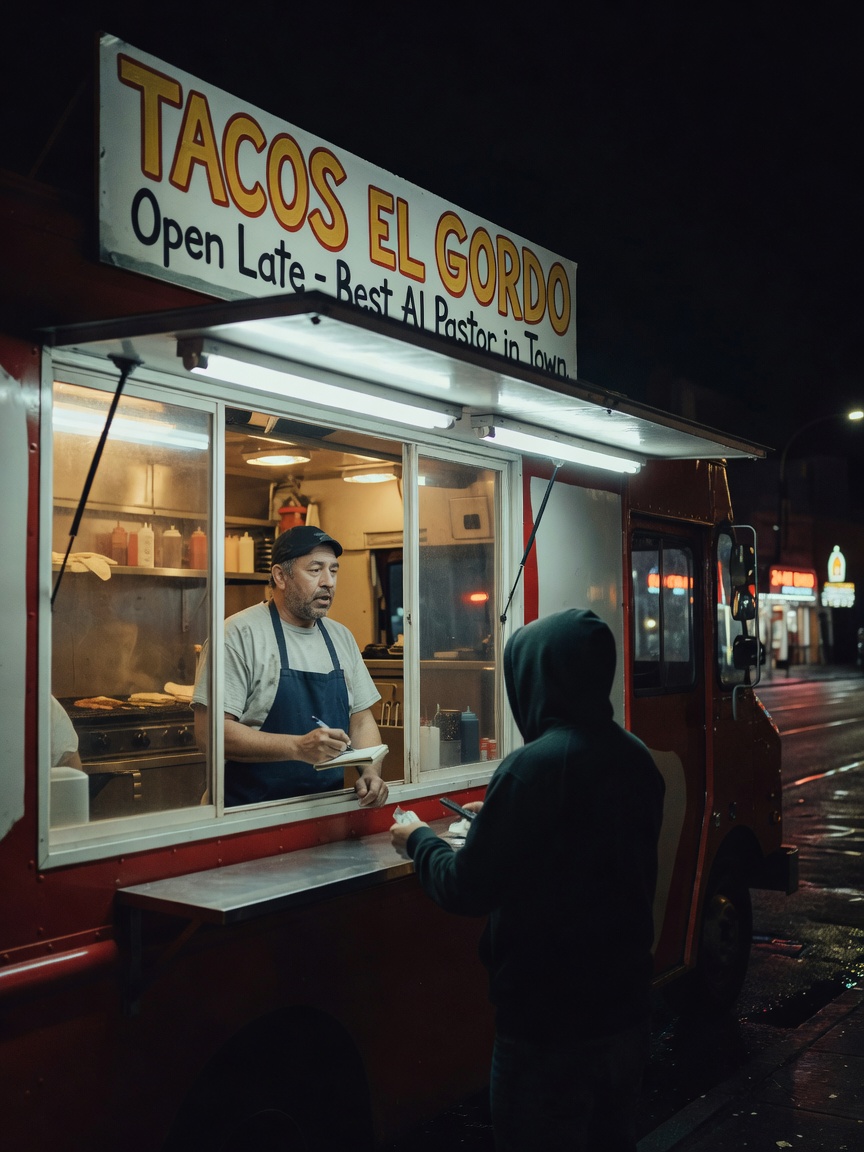 Nothing like strolling the market and grabbing whatever looks good. These tacos 