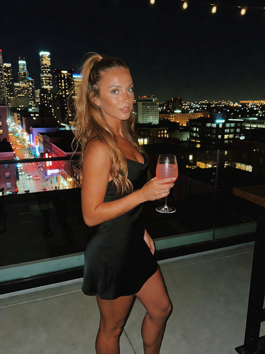 sipping something strong while the city sparkles behind me... who wants to join?