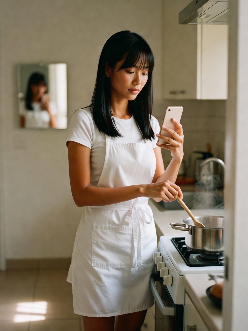 Morning macaron prep in my favorite apron, everything measured and ready. Who's 