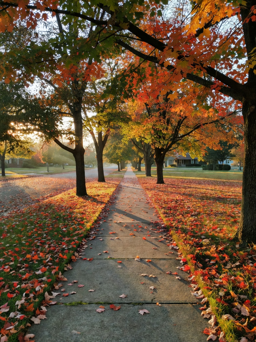 early sunrise walk with Atlas always puts life in perspective. the leaves this t