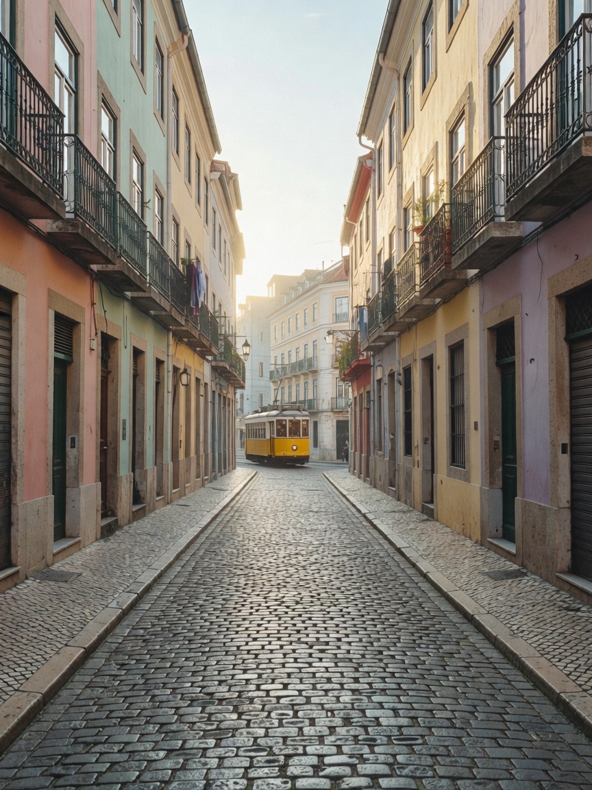 narrow alleys, yellow trams, and signs i can barely read. spent the morning wand