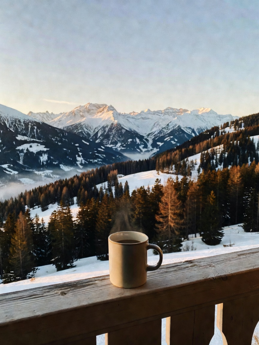 Woke up to this view after a solid hike yesterday. Room service hitting different at 7000 feet. What